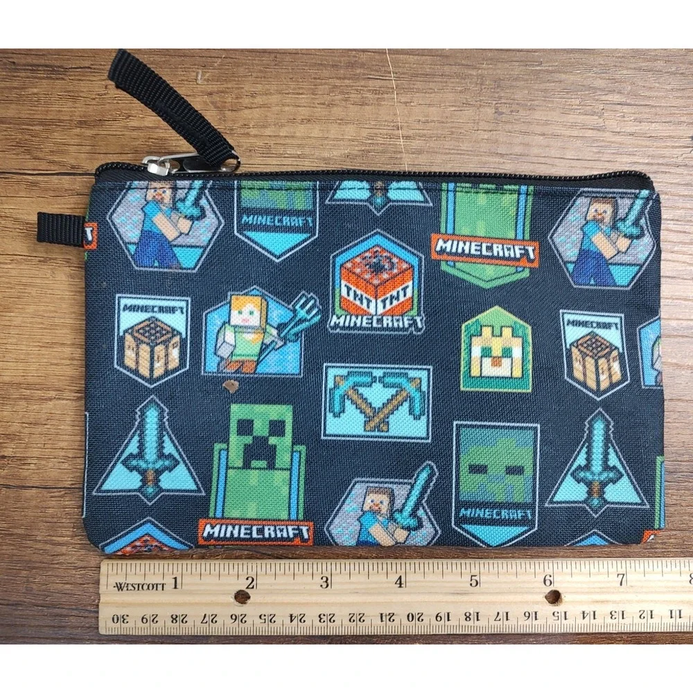Minecraft Pencil Case Zippered Pouch 8